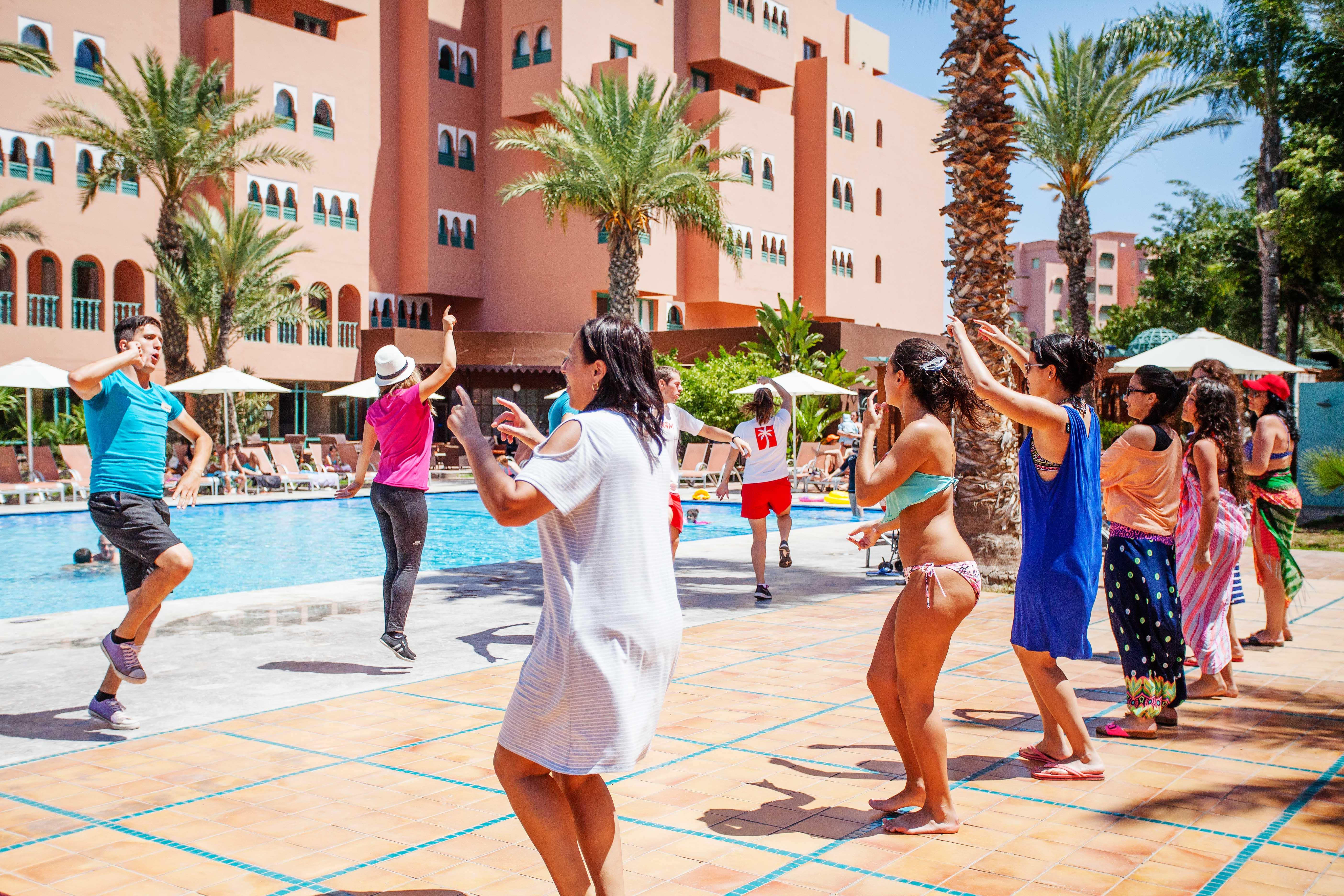 Rose Aqua Park Hotel Marrakesch Exterior foto